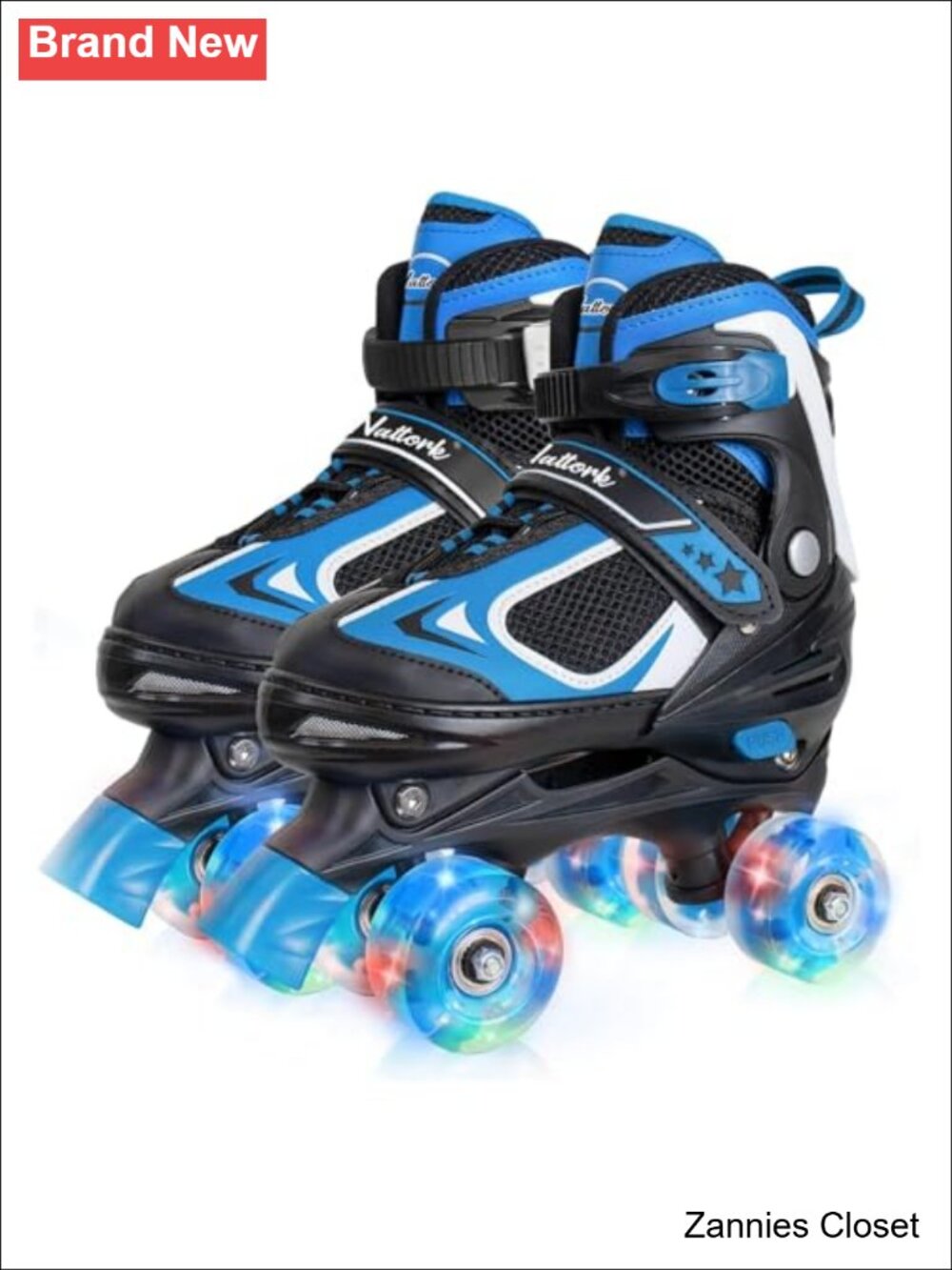 ✨ Adjustable Kids Roller Skates with Light Up Wheels for Boys Girls Toddlers